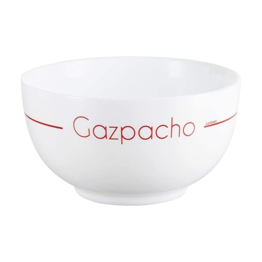 Bol pentru supa Gazpacho Luminarc, opal, 75 cl, Alb
