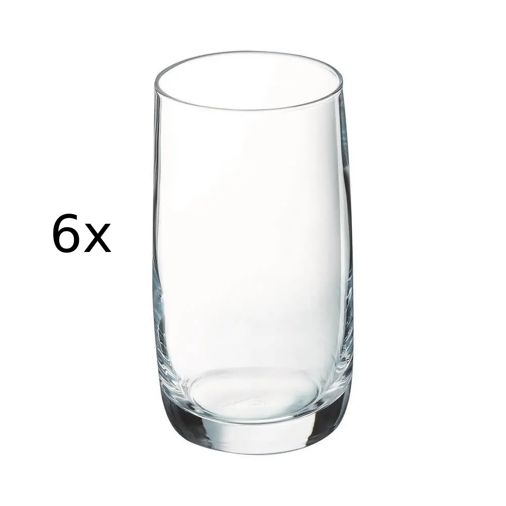 Set 6 pahare Juice Vigne Chef&Sommelier, sticla cristalina, 22 cl, Transparent