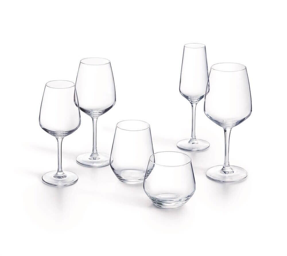 Set 6 pahare de vin rosu/apa Vinetis Luminarc, sticla, 50 cl, Transparent