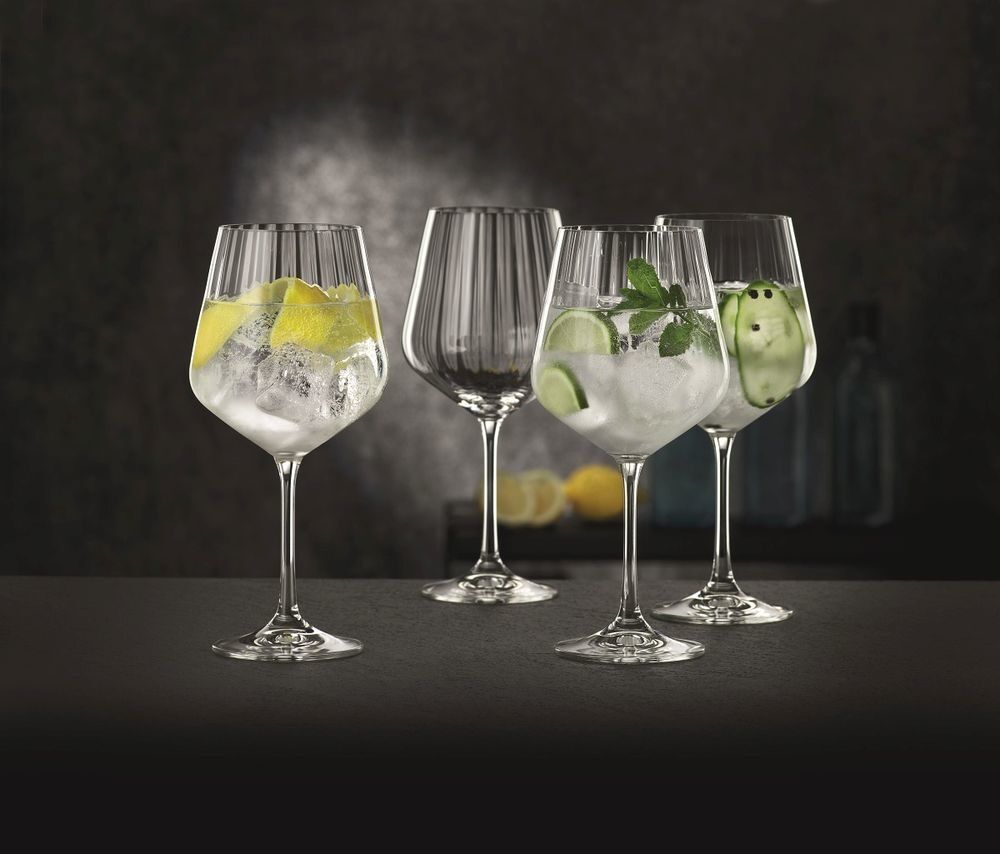 Set 4 pahare gin & tonic Nachmann, 640 ml, cristalin, Transparent