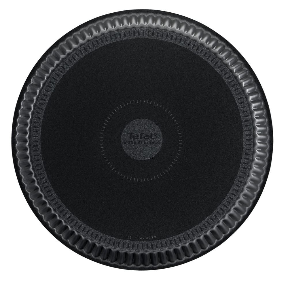 Tava de copt rotunda pentru tarta Ultimate Tefal, aluminiu, 27 cm, Negru