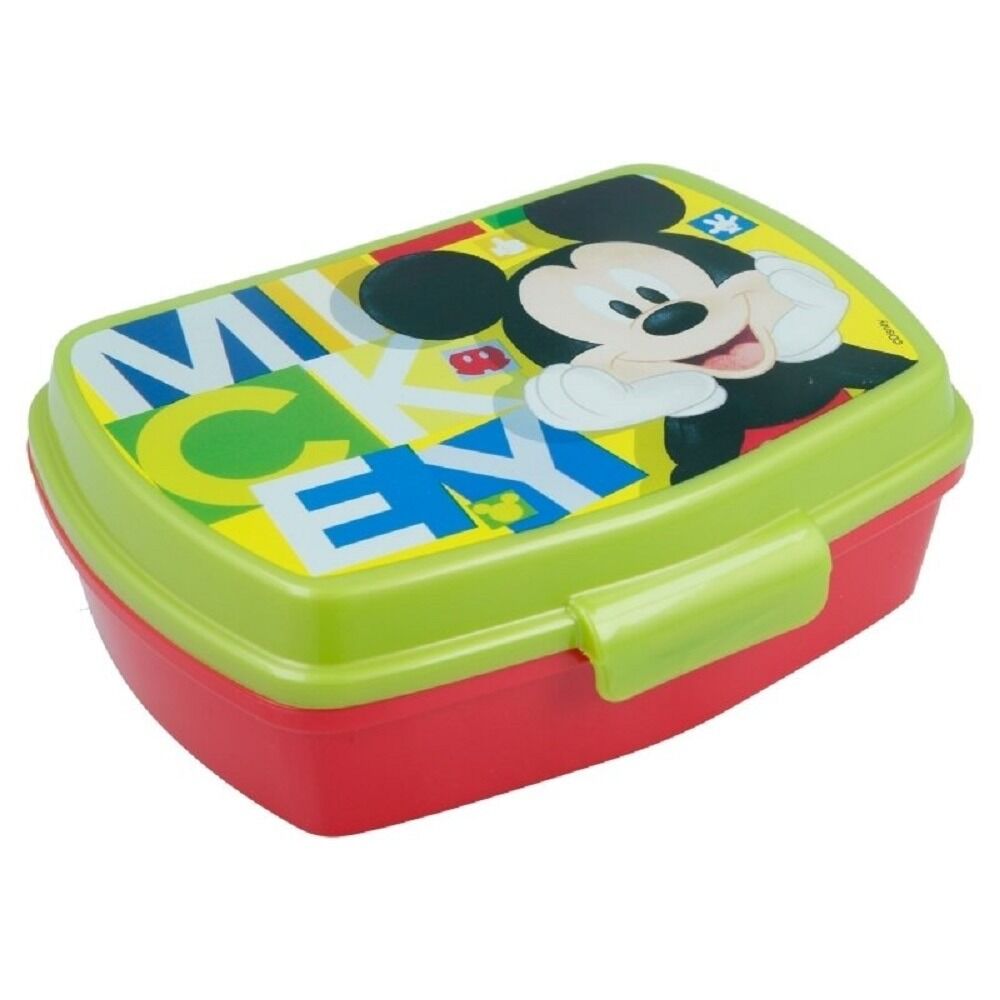 Cutie de sandwich Mickey Mouse, plastic, Multicolor