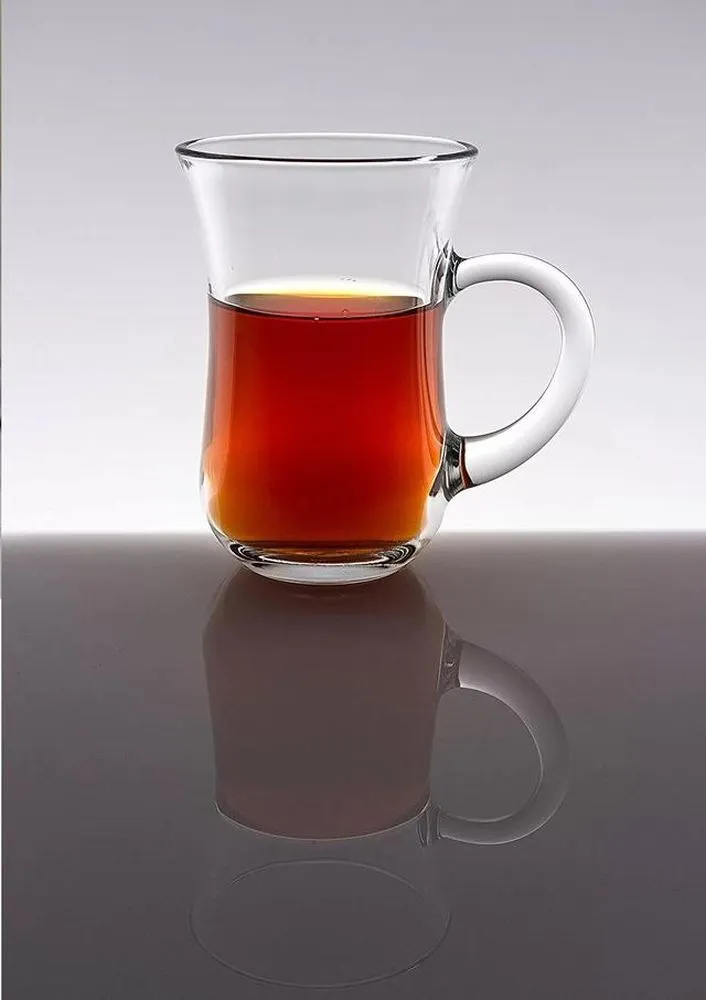 Set 6 cesti pentru ceai/cafea Pasabahce Keyif, sticla, 145 ml, Transparent