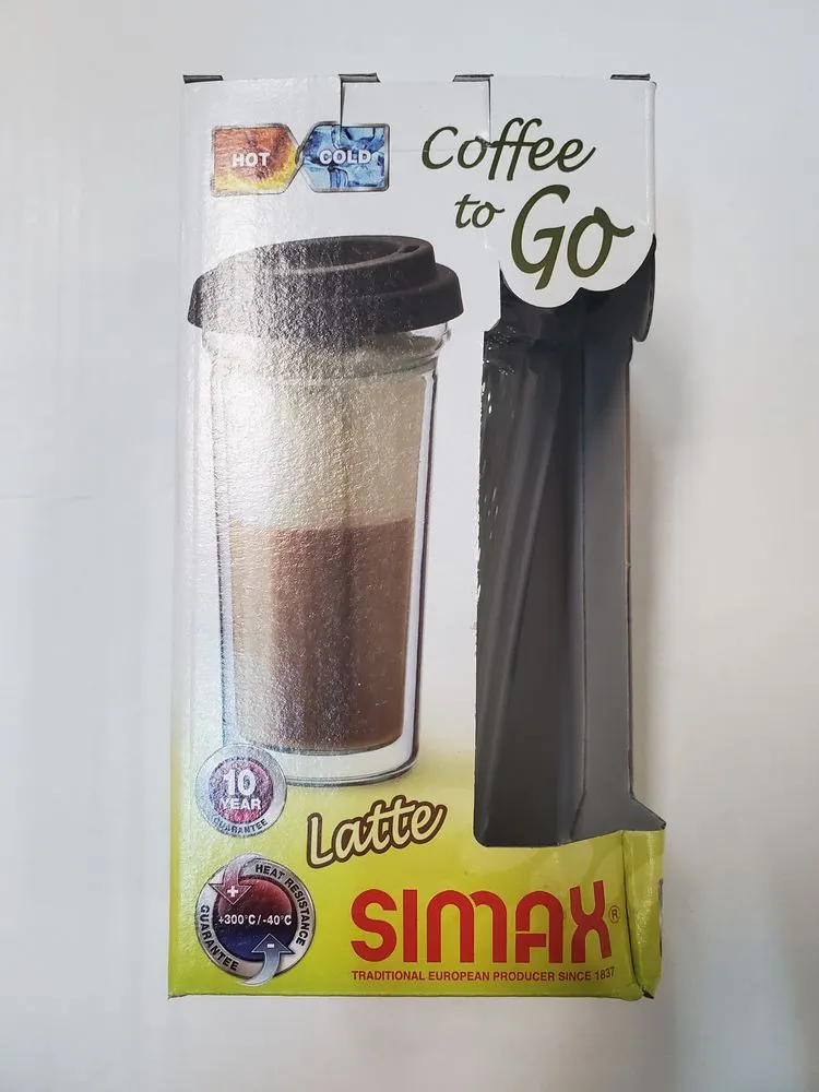 Pahar cafea Coffee to Go Latte Simax, 0.4 L