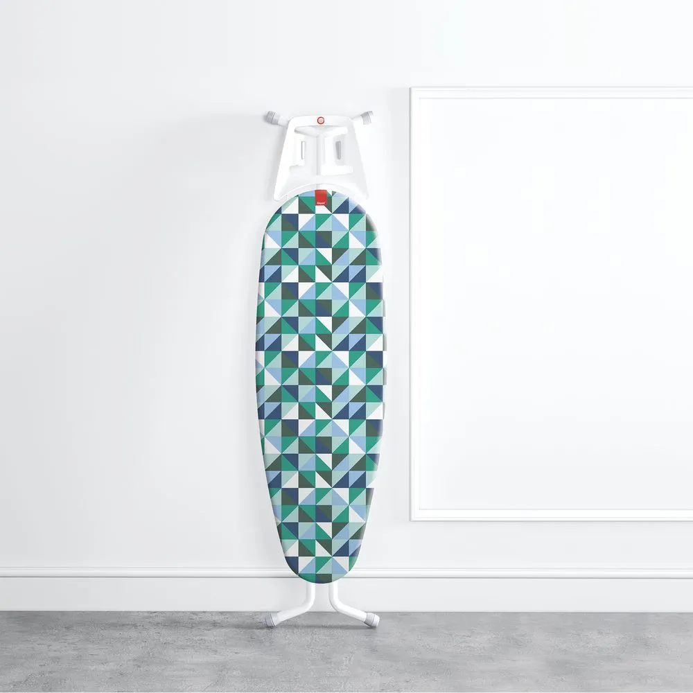 Husa pentru masa de calcat Rayen, fixare cu clip, 47x130 cm, bumbac, Multicolor