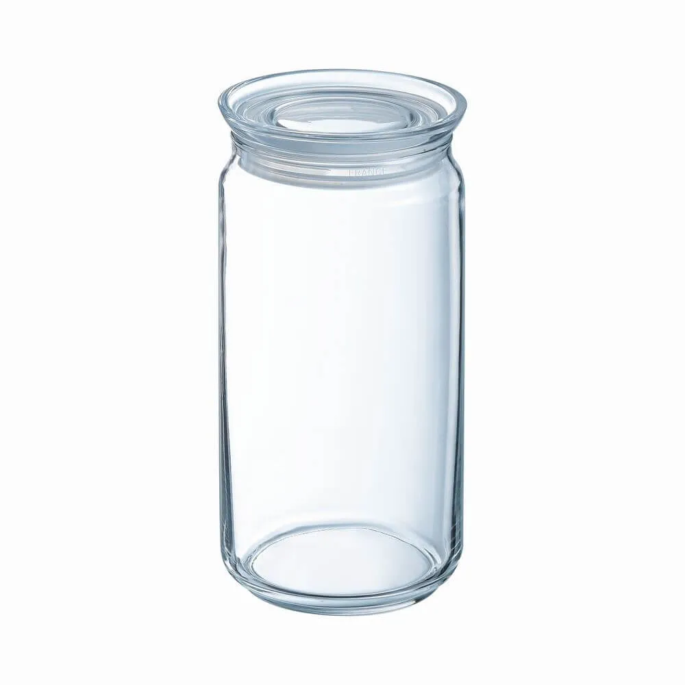 Borcan cu capac ermetic Pure Jar Glass Luminarc, sticla, 1.5 L, Transparent