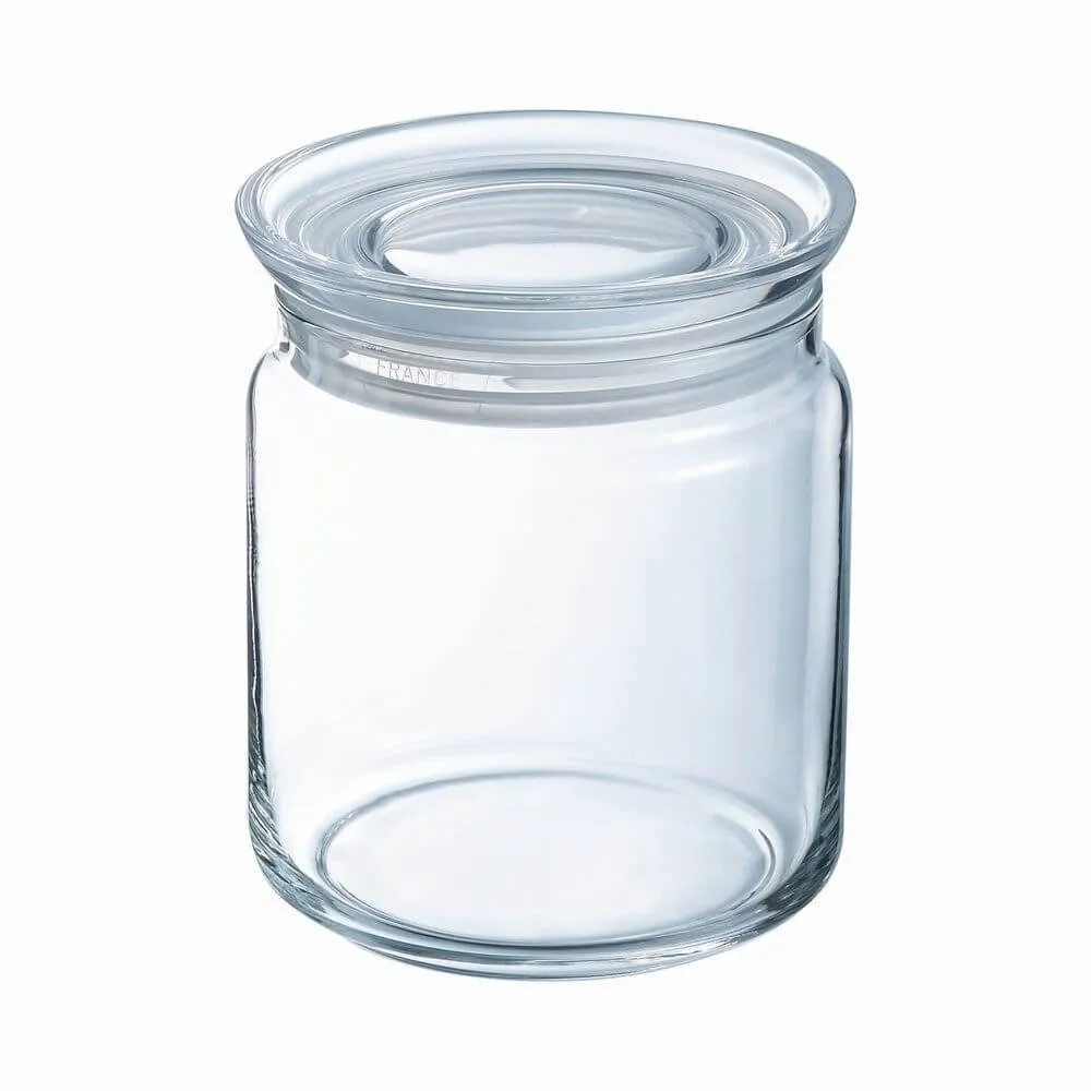 Borcan cu capac ermetic Pure Jar Glass Luminarc, sticla, 0.75 L, Transparent