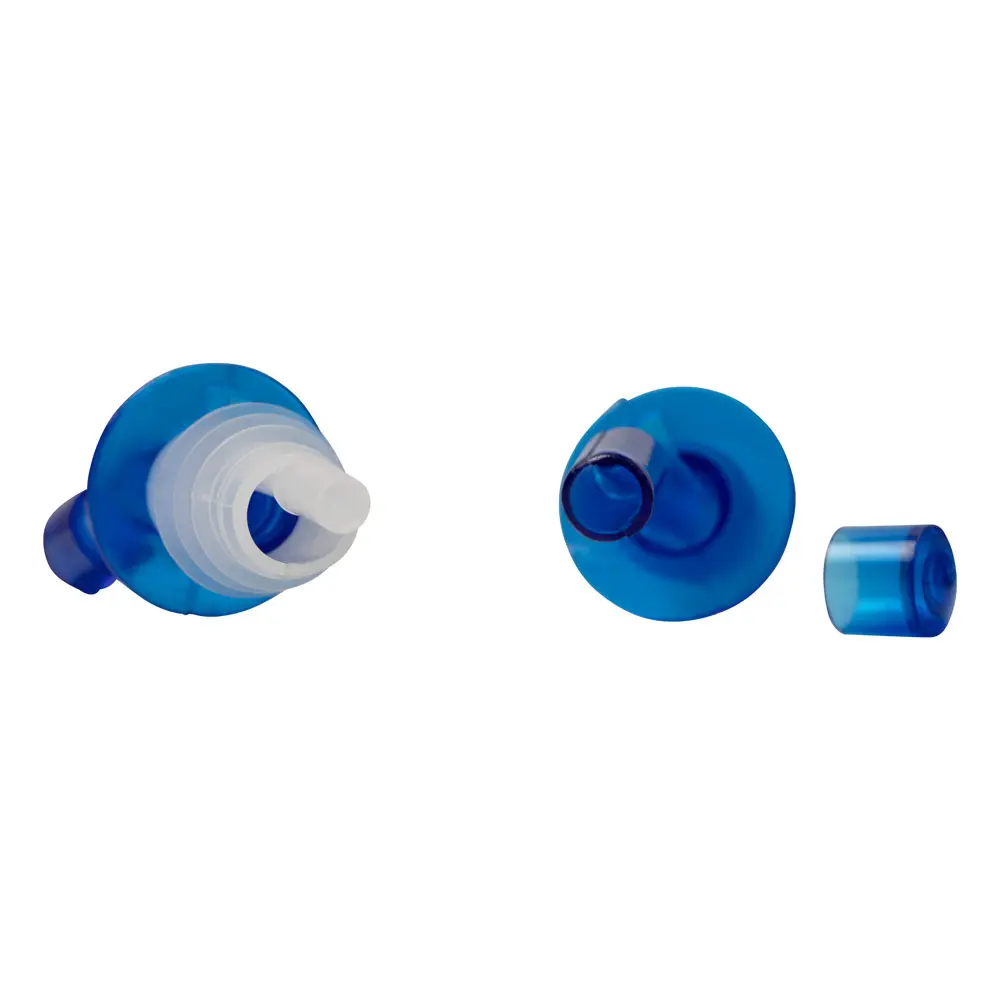 Set 2 dopuri cu picurator Maison D'Amelie, plastic/polipropilena/polietilena, 10.5 cm, Albastru/Alb