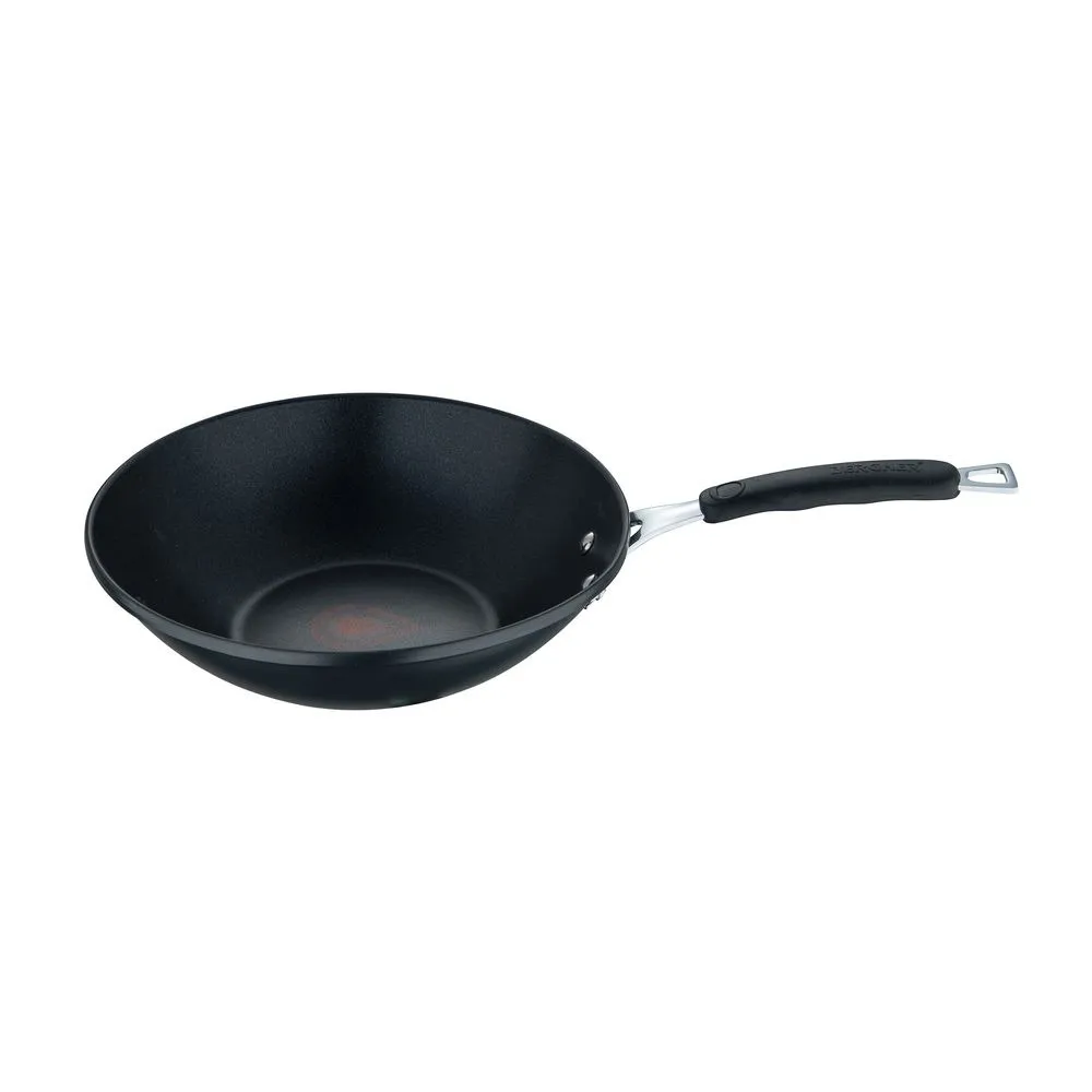 Tigaie wok Bergner By Scarlatescu BG-30410-BK, aluminiu forjat, 28 cm, Negru mat