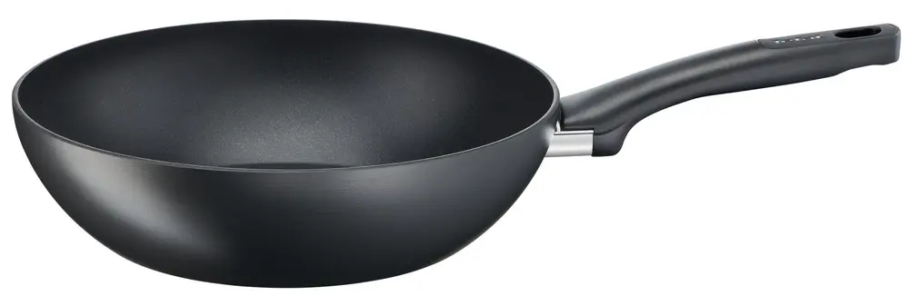Tigaie wok Tefal Ultimate G2681972, 28 cm, Negru