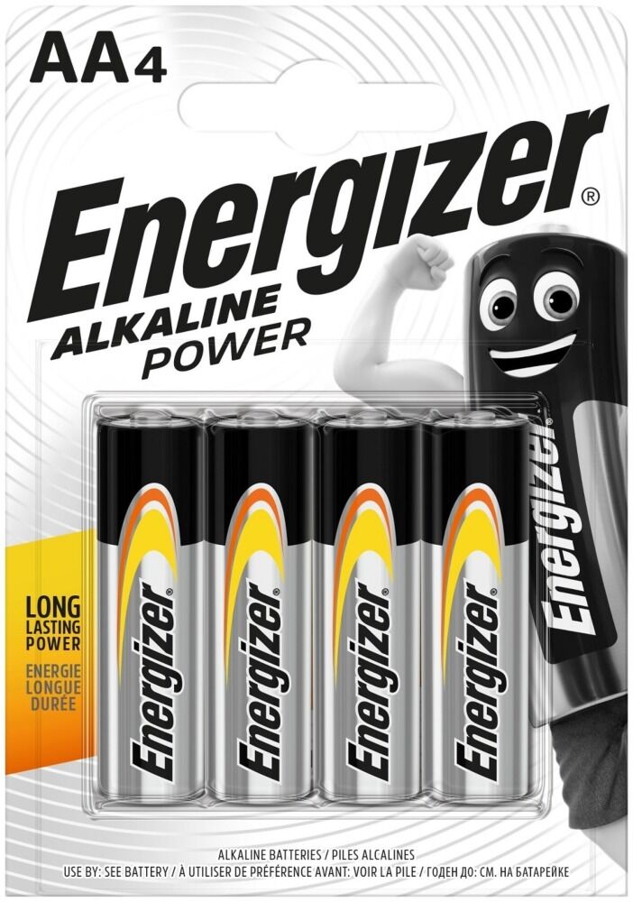 Set 4 baterii Energizer Alcaline Power R6/AA