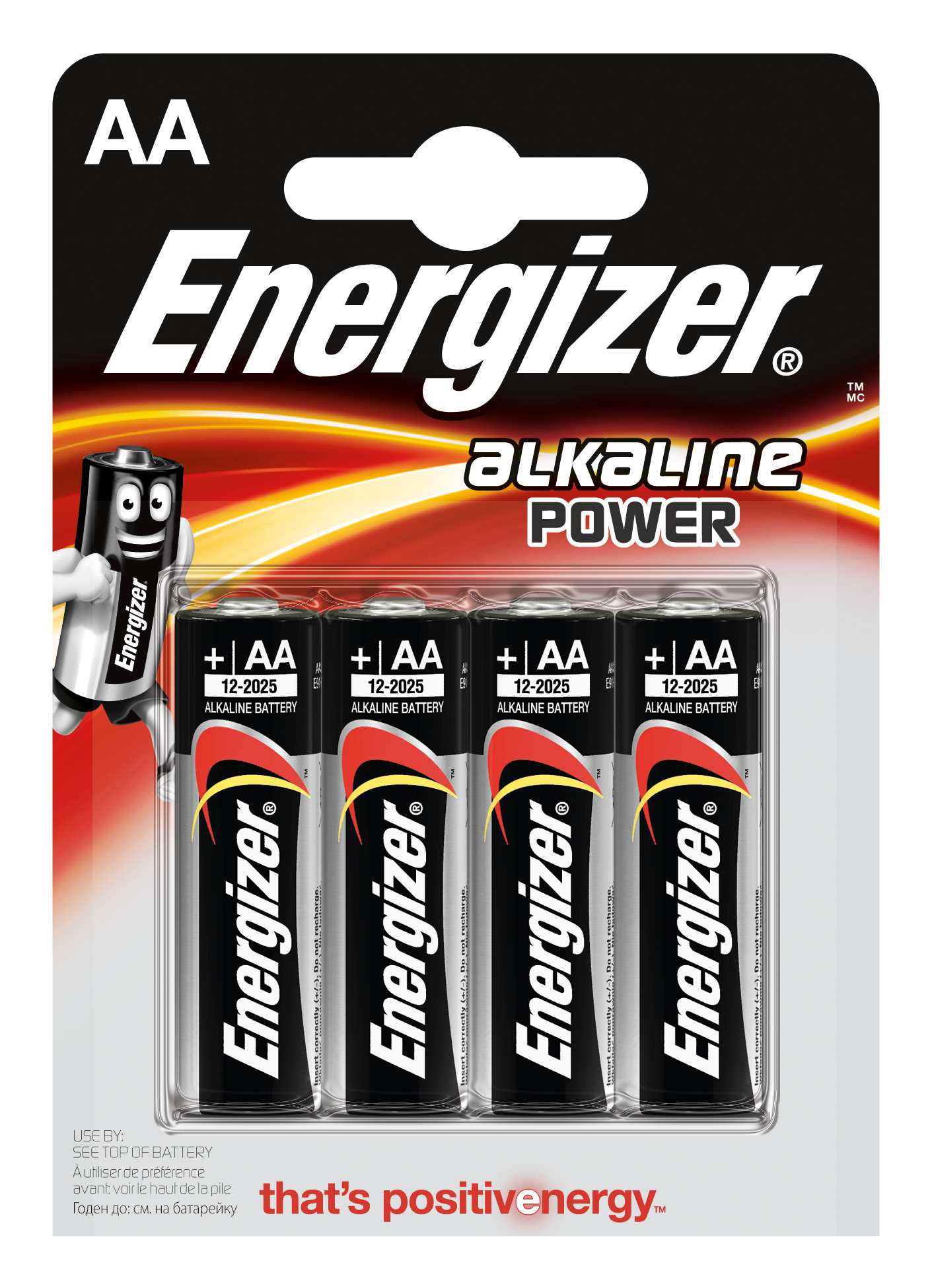 Set 4 baterii Energizer Alcaline Power R6/AA