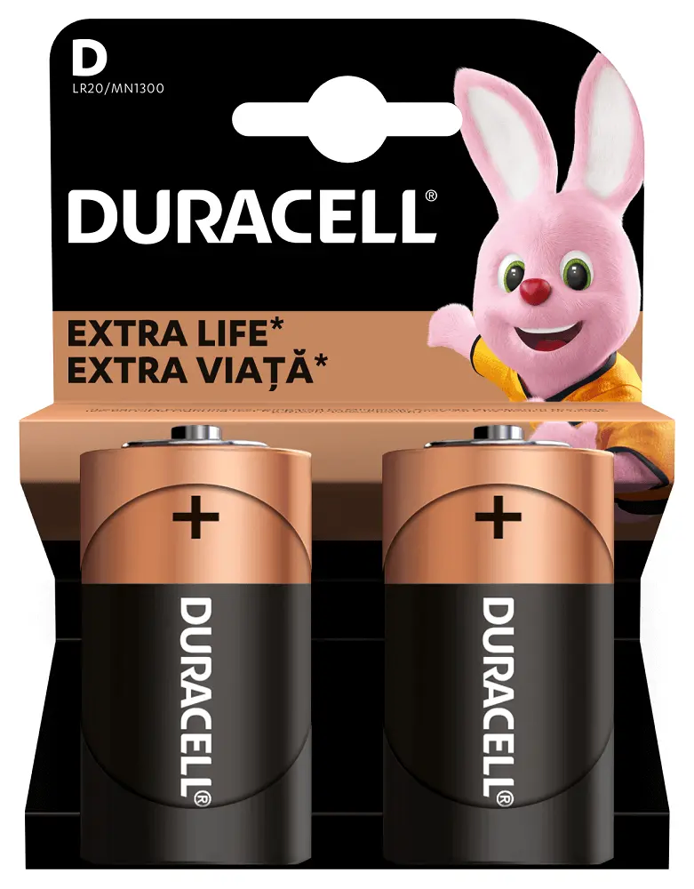 Set x 2 baterii Duracell D LR20