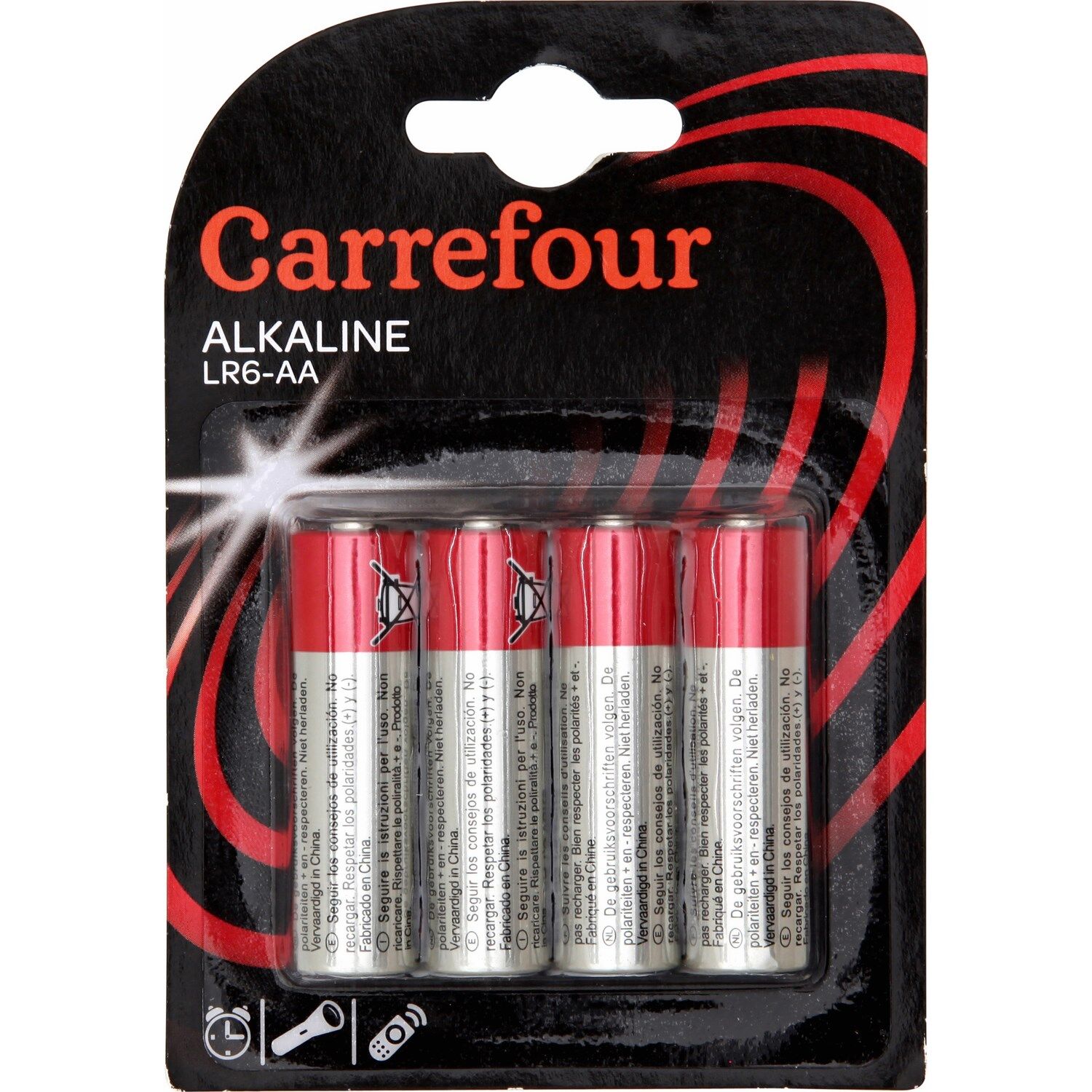 Set x 4 baterii AA Carrefour