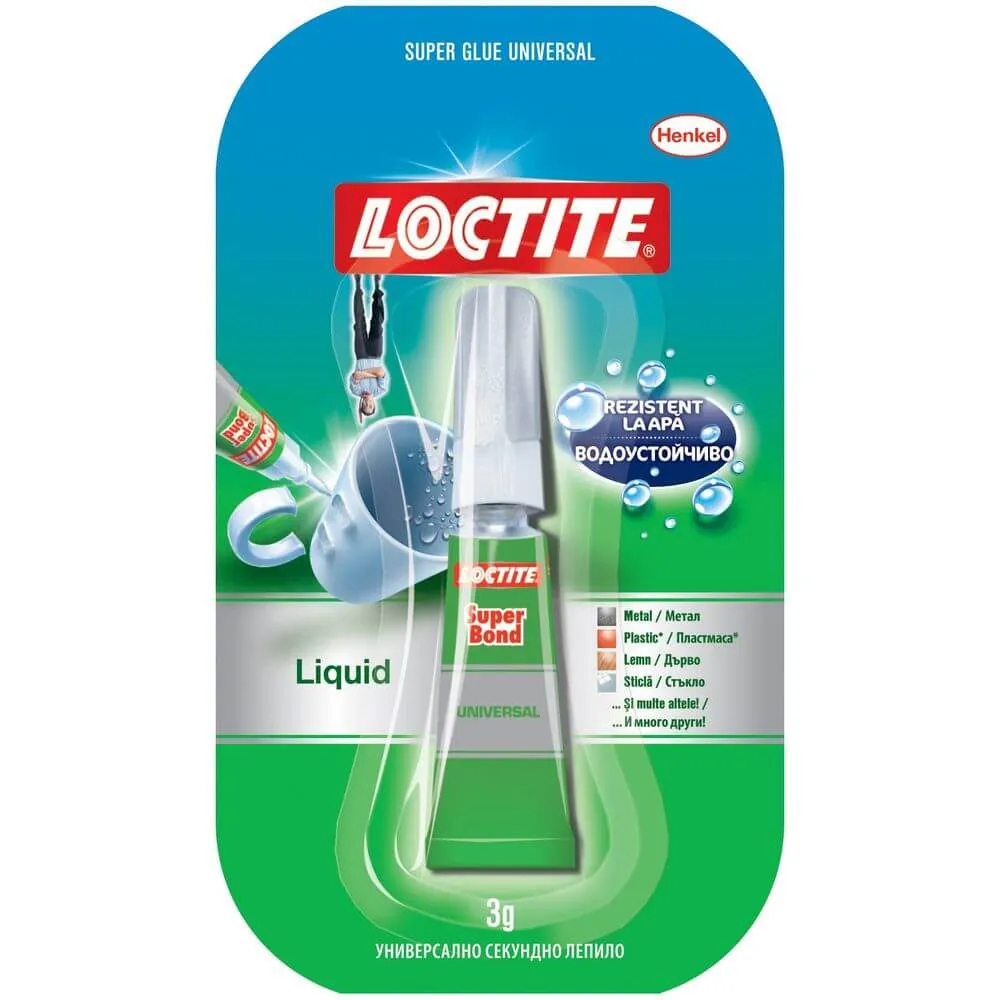 Adeziv lichid universal Loctite Super Bond, 3 g