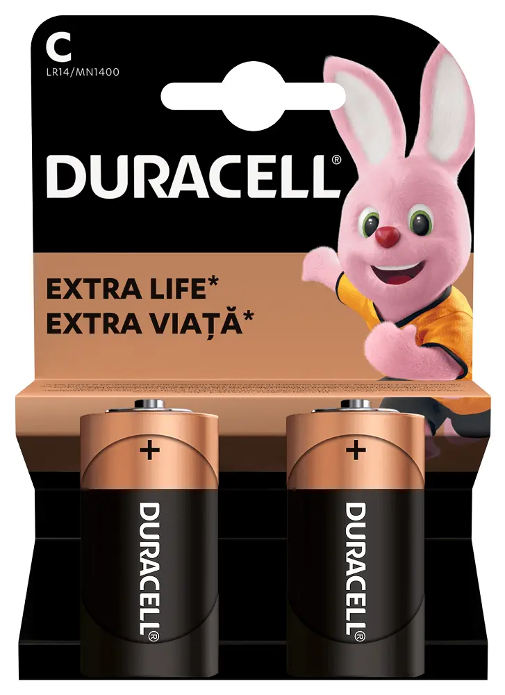 Set x 2 baterii Duracell C LR14