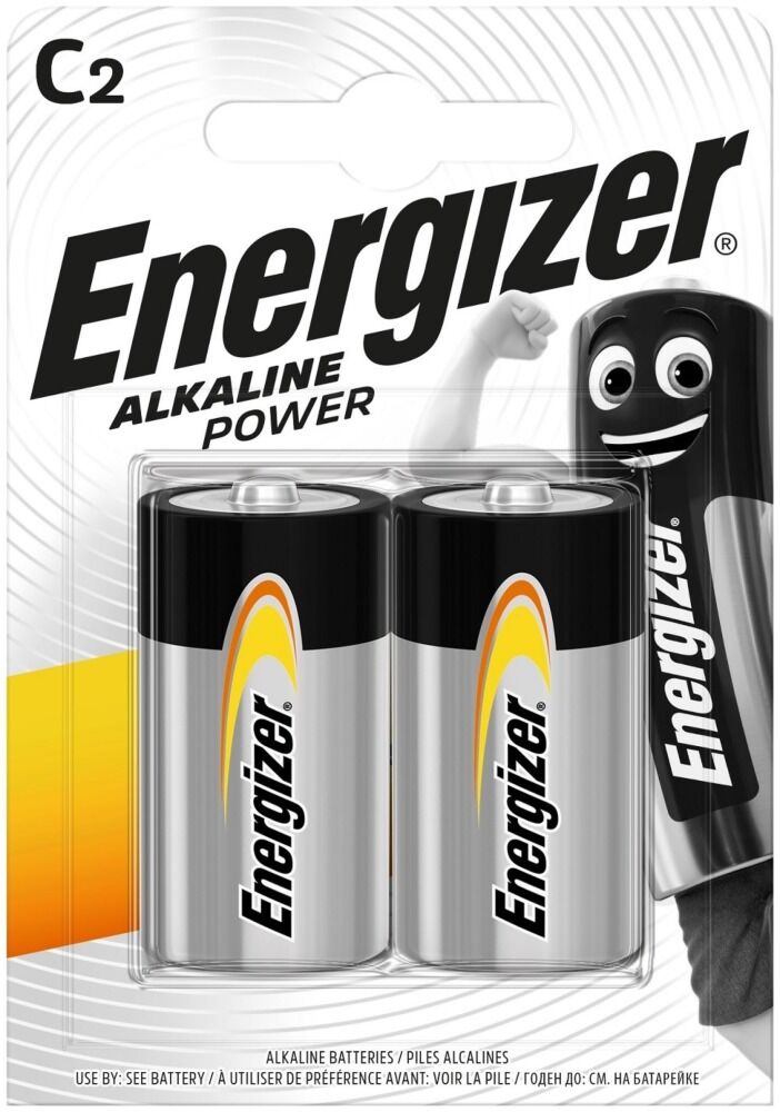Set 2 baterii Energizer Alcaline Power R14/C