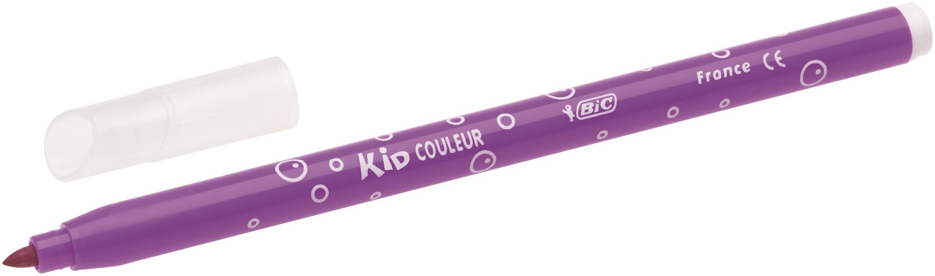Markere ultralavabile  BIC Kid  Couleur 24 buc
