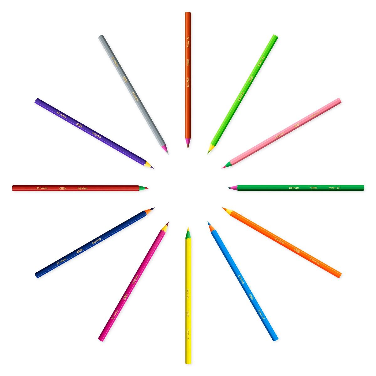 Creioane colorate BIC Kids Evolution Circus 12 buc