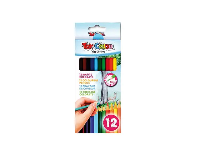 Creioane Colorate 12bucati/Set, Toy Color