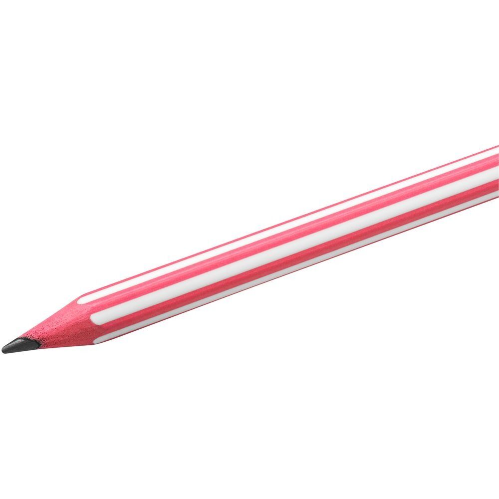 Set 4 creioane HB din grafit BIC Evolution Stripes, Multicolor
