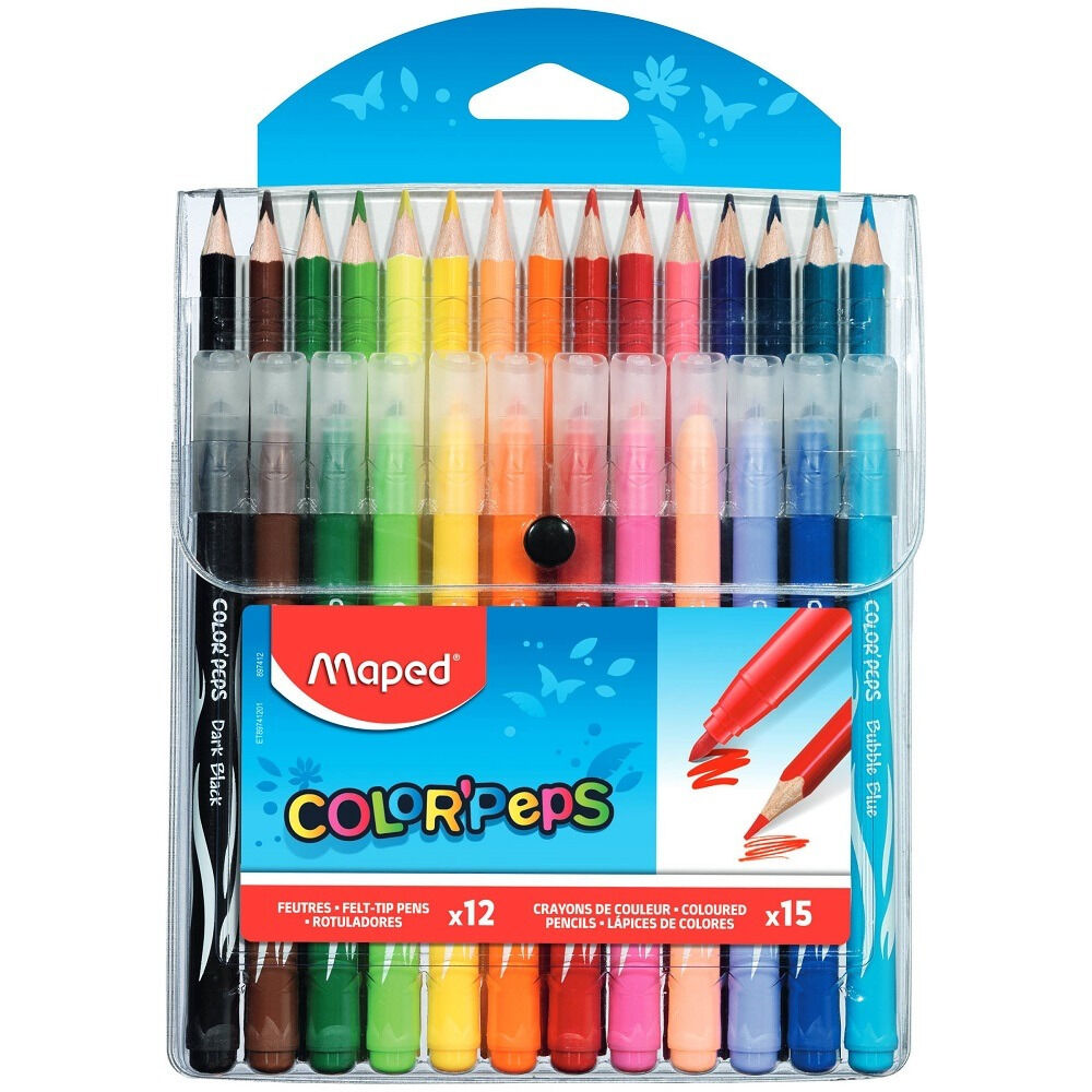 Set coloriaj creioane + carioca