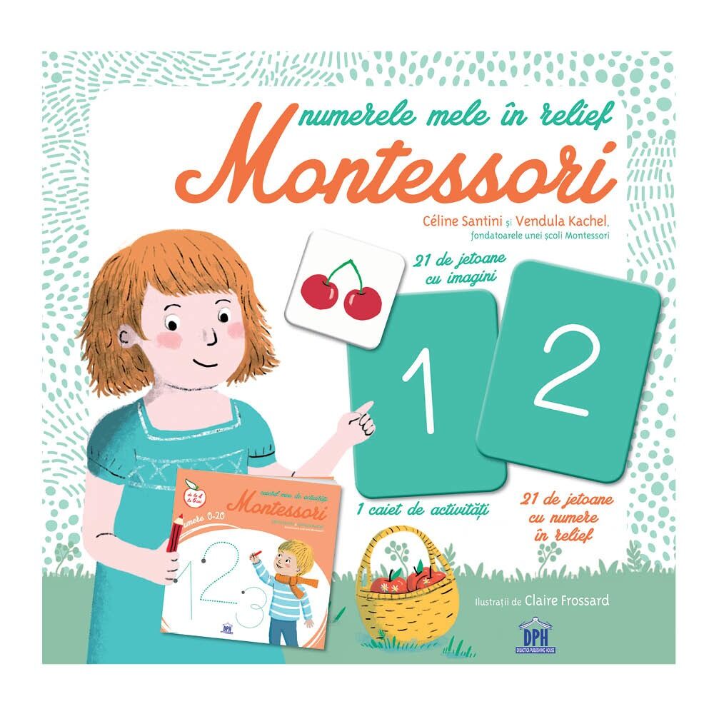 Numerele in relief Montessori