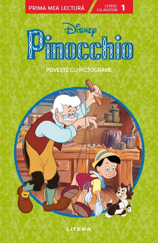 Disney. Pinocchio. Poveste cu pictograme (nivelul 1)