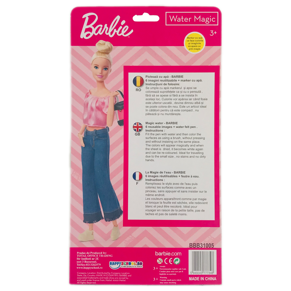 Set Picteaza cu apa - Barbie