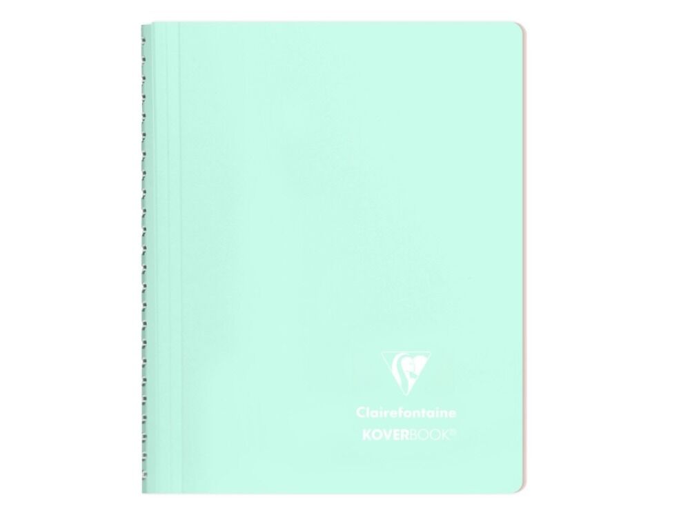 Caiet capsat Colectia Koverbook Clairefontaine, A5, 80 file