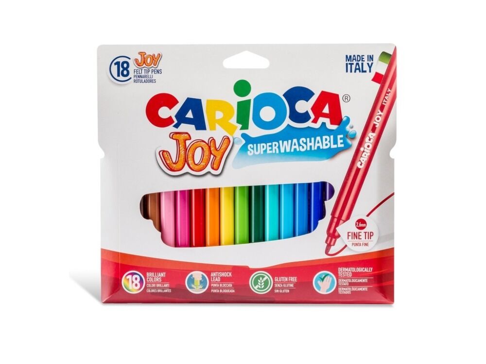 Set 18 carioci Carioca Joy, Multicolor