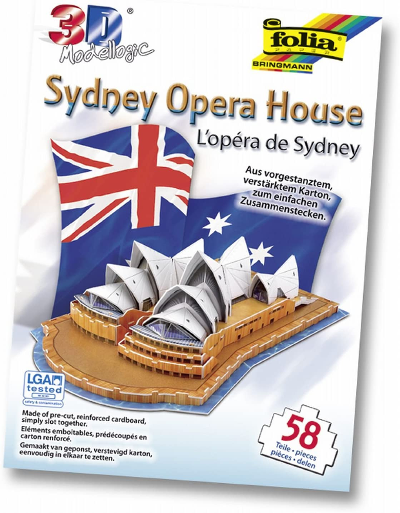 Set model logic 3D Opera House Sidney Folia