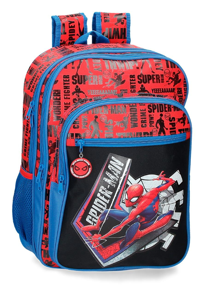 Ghiozdan de scoala pentru baieti Spiderman Great Power, 31x42x13 cm, Multicolor