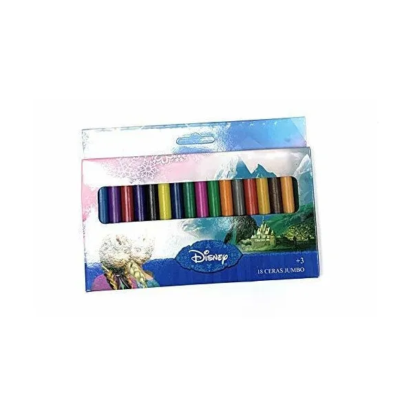 Set 18 creioane colorate cerate Frozen, Multicolor