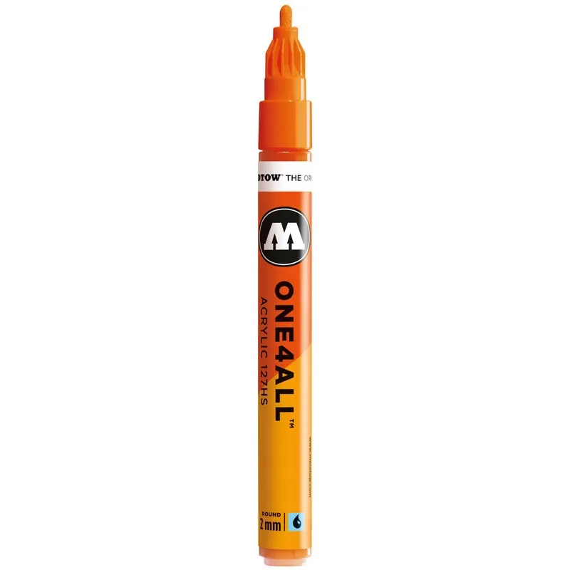 Marker Molotow One4All 127HS Dare Orange, 2 mm