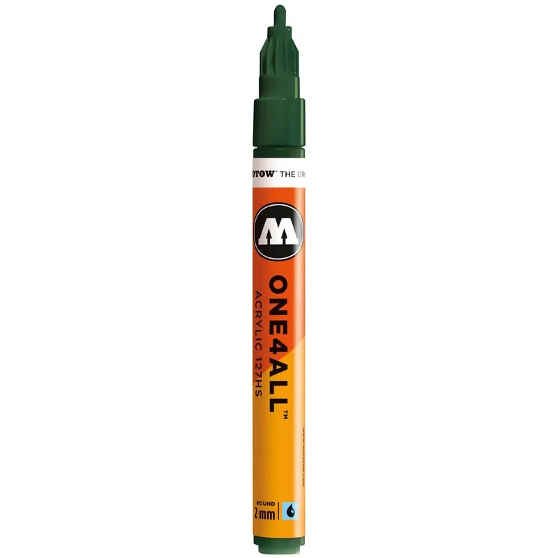 Marker acrilic Molotow One4All 127 HS Future Green, 2 mm