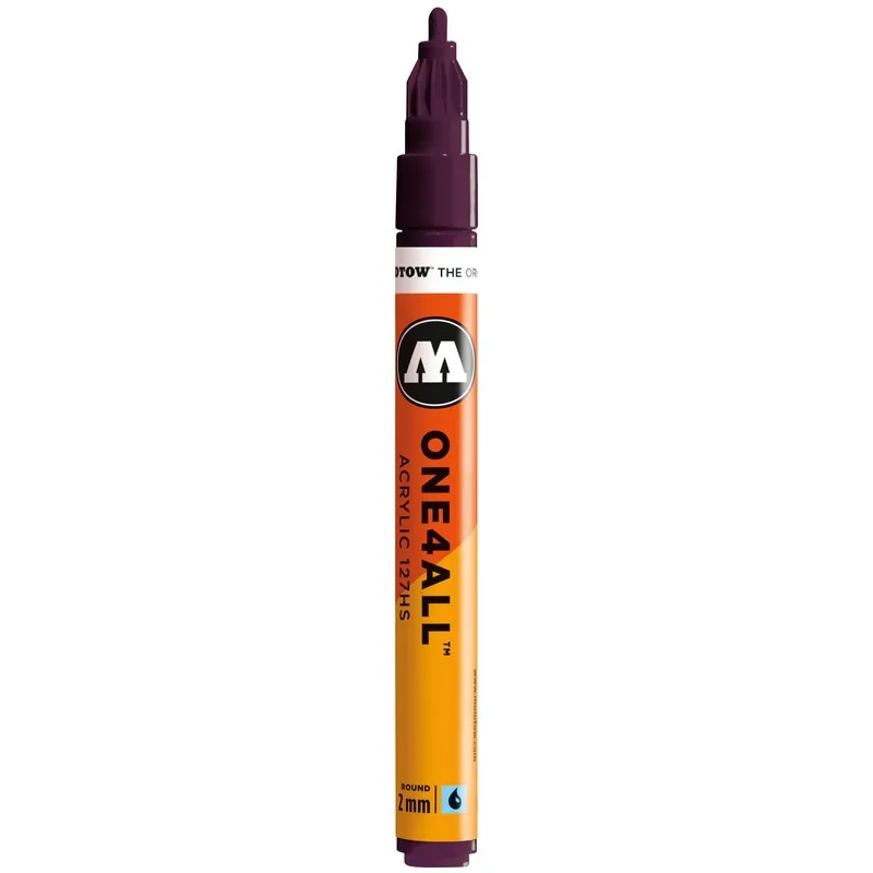 Marker acrilic Molotow One4All 127 HS Purple Violet, 2 mm
