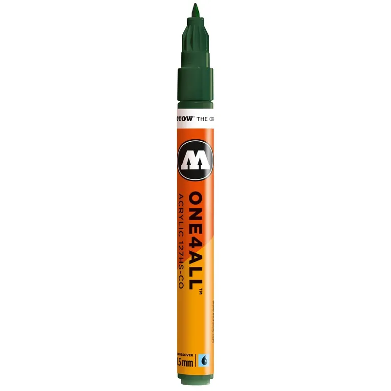 Marker acrilic Molotow One4All 127HS-CO Future Green, 1.5 mm