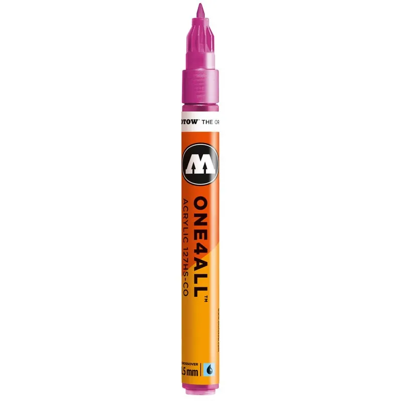 Marker acrilic Molotow One4All 127HS-CO Metallic Pink, 1.5 mm