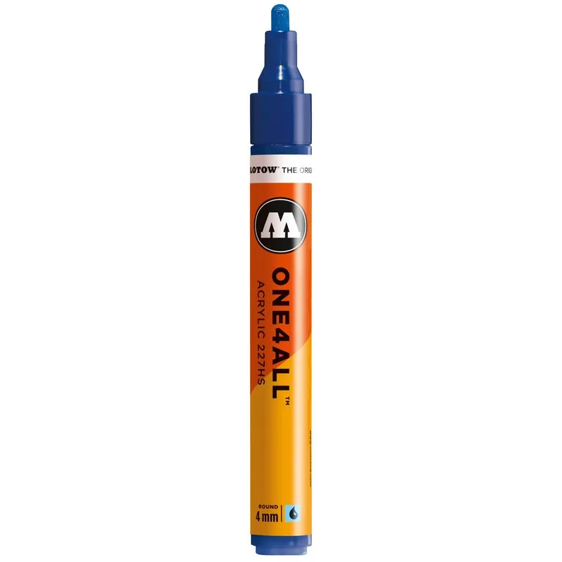 Marker acrilic Molotow One4All 227HS True Blue, 4 mm