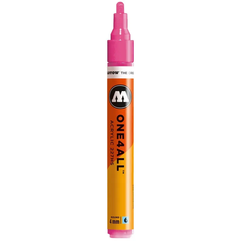 Marker acrilic Molotow One4All 227HS Neon Pink, 4 mm