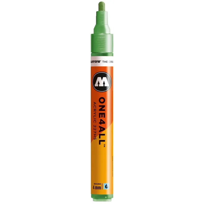 Marker acrilic Molotow One4All 227HS Light Green Metallic, 4 mm