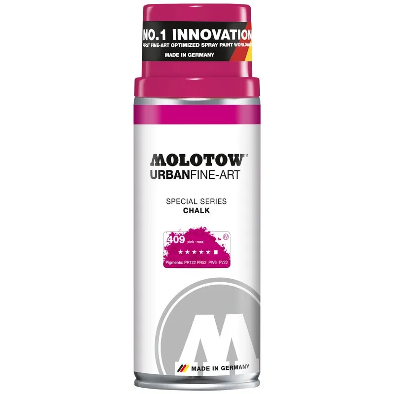 Vopsea spray Molotow Urban Fine Art Chalk Pink, 400 ml