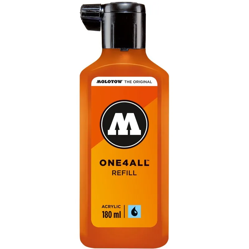 Rezerva marker Molotow One4All Refill Dare Orange, 180 ml