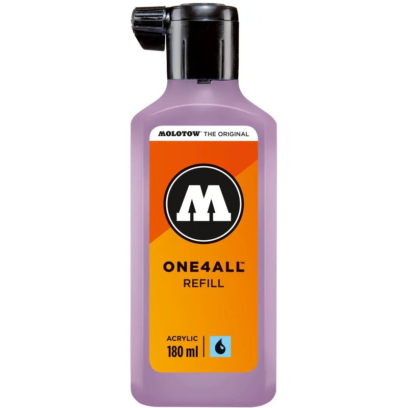 Rezerva marker Molotow One4All Refill Lilac Pastel, 180 ml