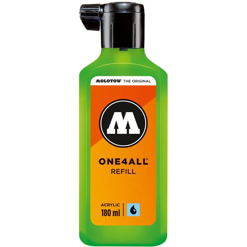 Rezerva marker Molotow One4All Refill Neon Green 219, 180 ml