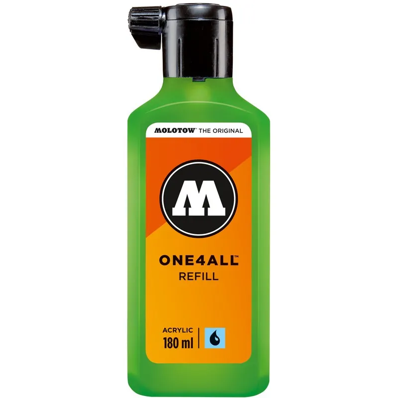 Rezerva marker Molotow One4All Refill Kacao77 Green, 180 ml
