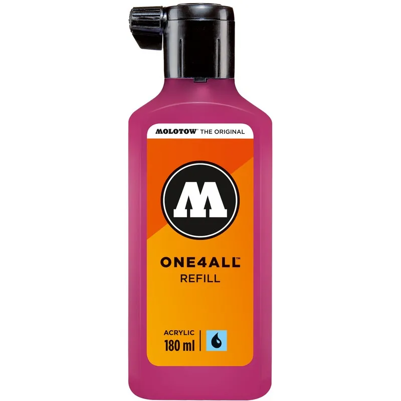 Rezerva marker Molotow One4All Refill Fuchsia Pink, 180 ml