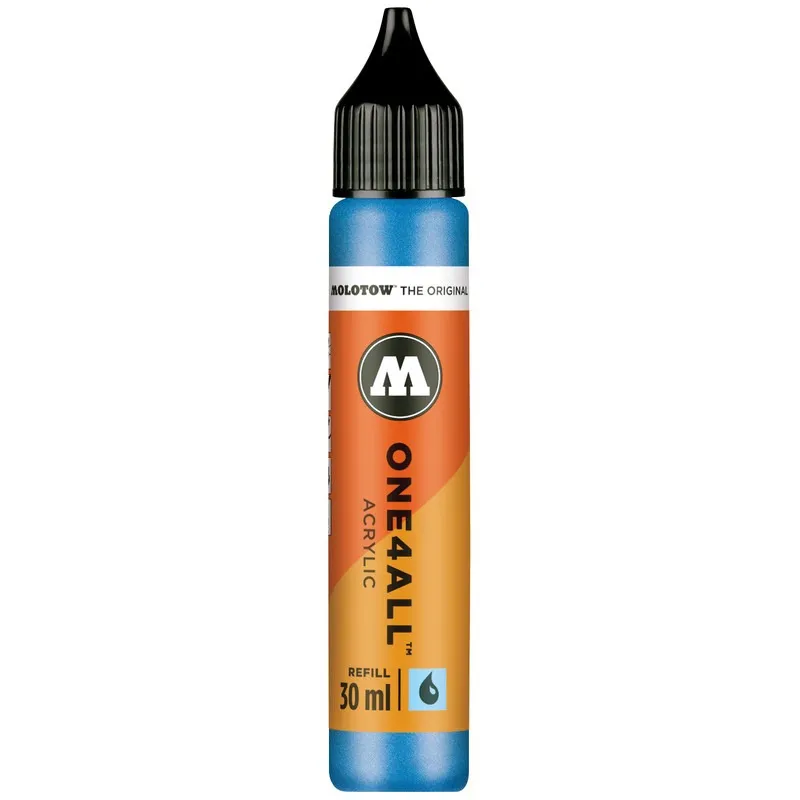 Rezerva markere Molotow One4All Refill Metallic Blue, 30 ml