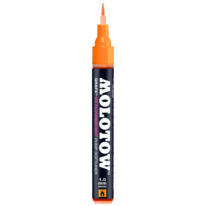 Softliner UV-Fluorescent Pump Orange UV Molotow, 1 mm, Portocaliu